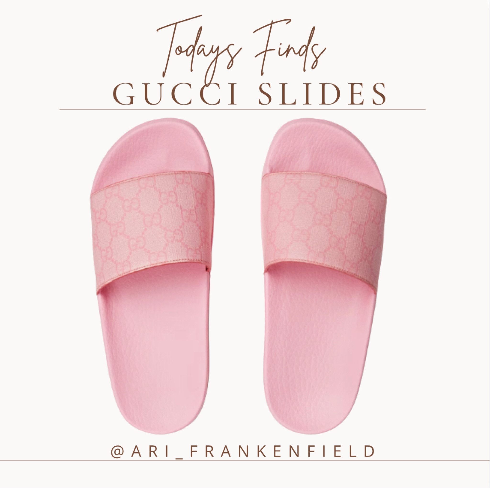 pink gg slides