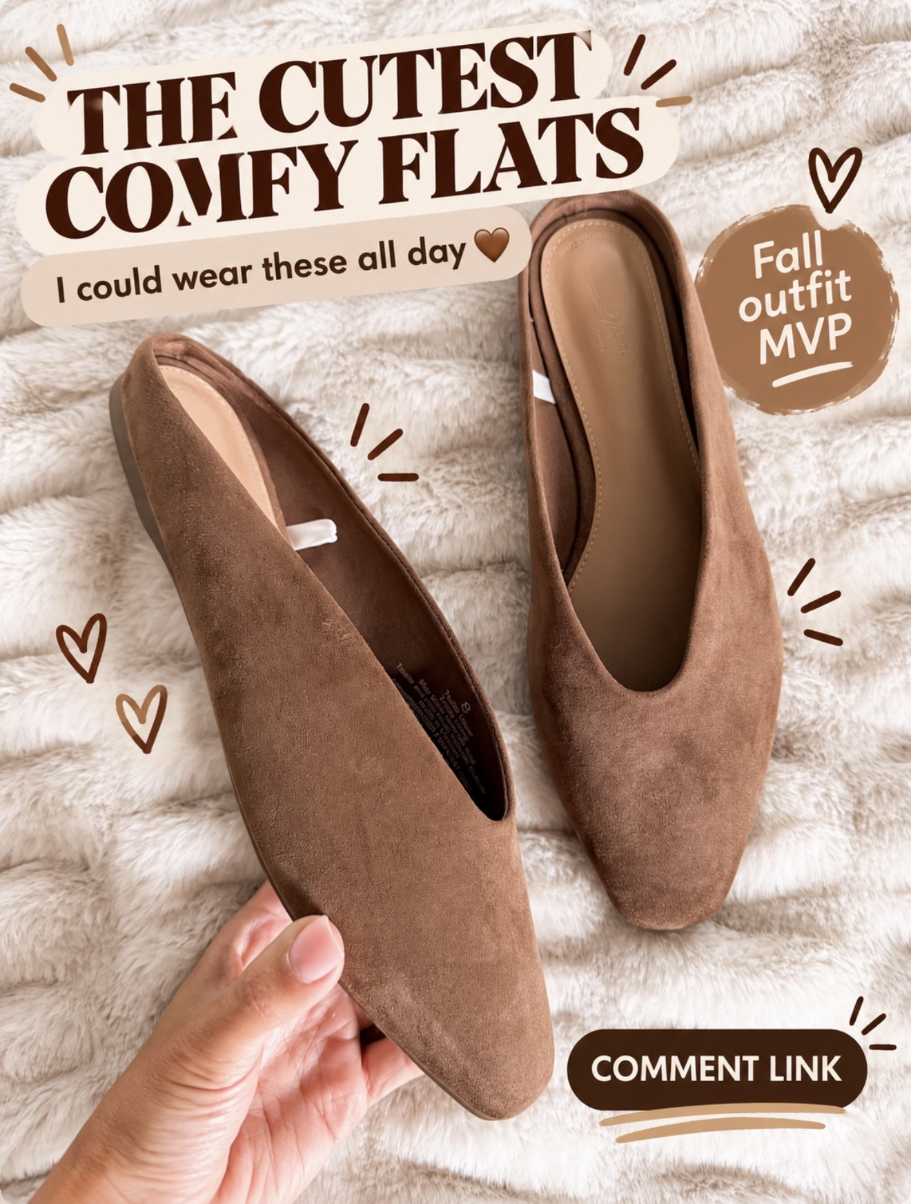 The cutest flats I’ve ever worn—and somehow the most comfortable too 🤎 They’re the perfect finishing touch for all the fall outfits. Comment LINK and I’ll send them over! 🫶🏻

#LTKOver40 #LTKSeasonal #LTKmomlife