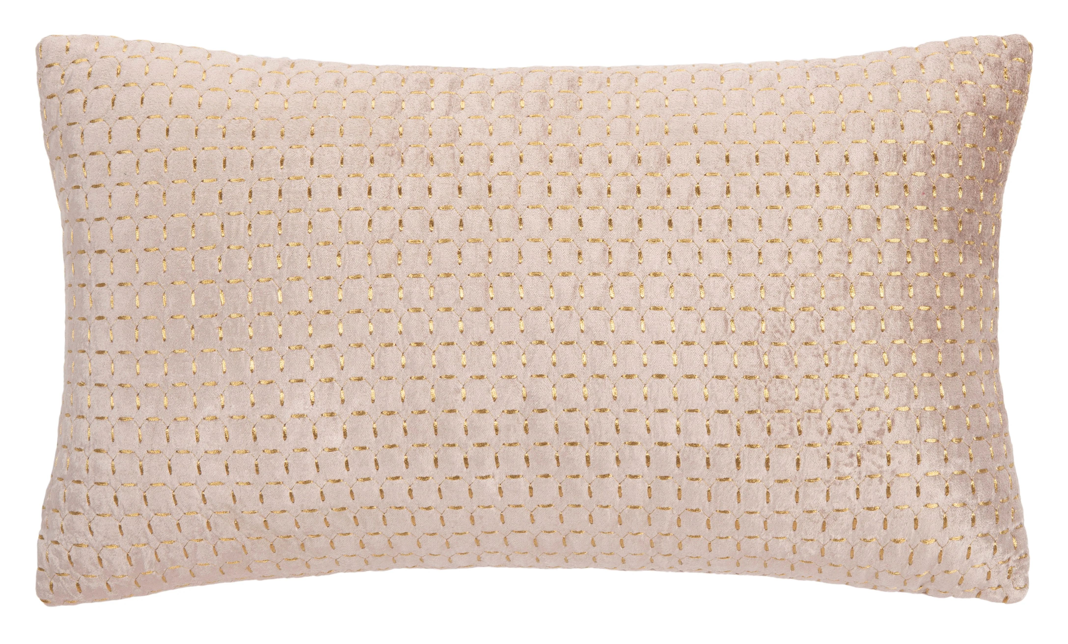 Safavieh Lovie Solid Decorative Pillow, 12" x 20", Blush | Walmart (US)