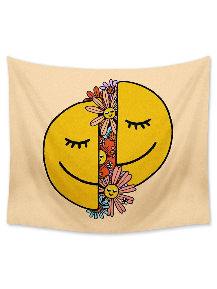 SHEIN X The Creative Witch Cartoon Graphic Tapestry | SHEIN