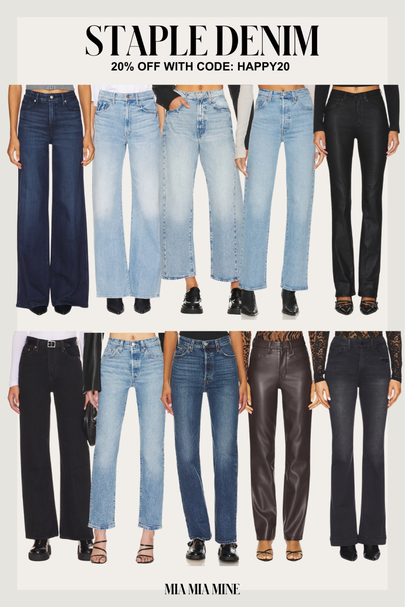 Revolve anniversary sale - save 20% with code: HAPPY20
Levi’s jeans on sale
Barrel leg jeans on sale
Straight leg jeans on sale 

#LTKFindsUnder100 #LTKSeasonal #LTKSaleAlert