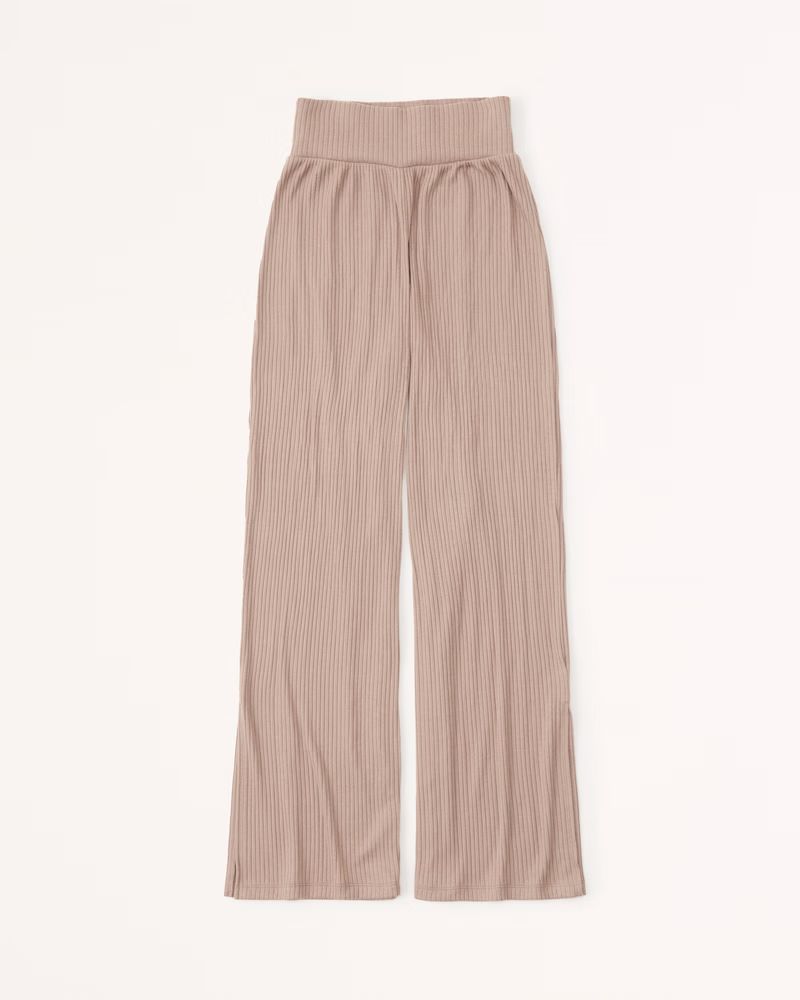 Women's Cozy Rib Lounge Pants | Women's Intimates & Sleepwear | Abercrombie.com | Abercrombie & Fitch (US)