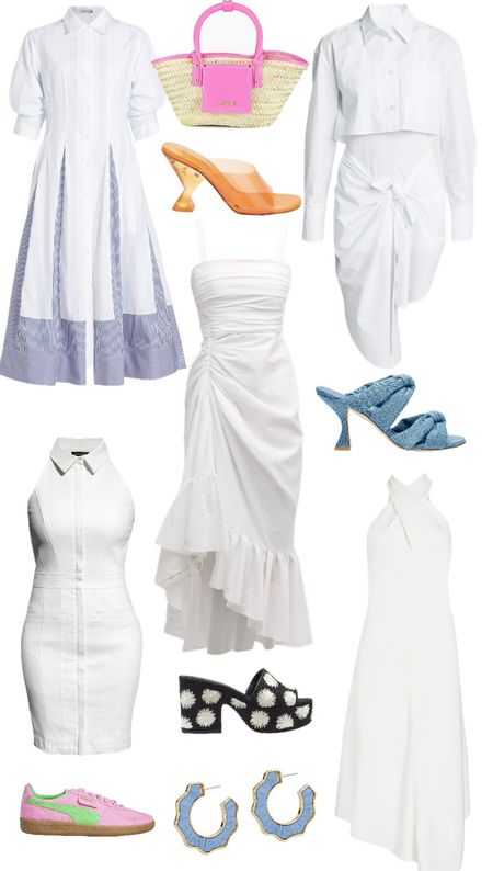 Fav Trend! The White Dress! Nothing makes me smile more than a crisp white canvas. You can go crazy adding color and adding your own personal touch through shoes, bags and accessories. Ahhhhh, the smell, look and pallet of spring 2024! 

#LTKstyletip #LTKwedding #LTKparties