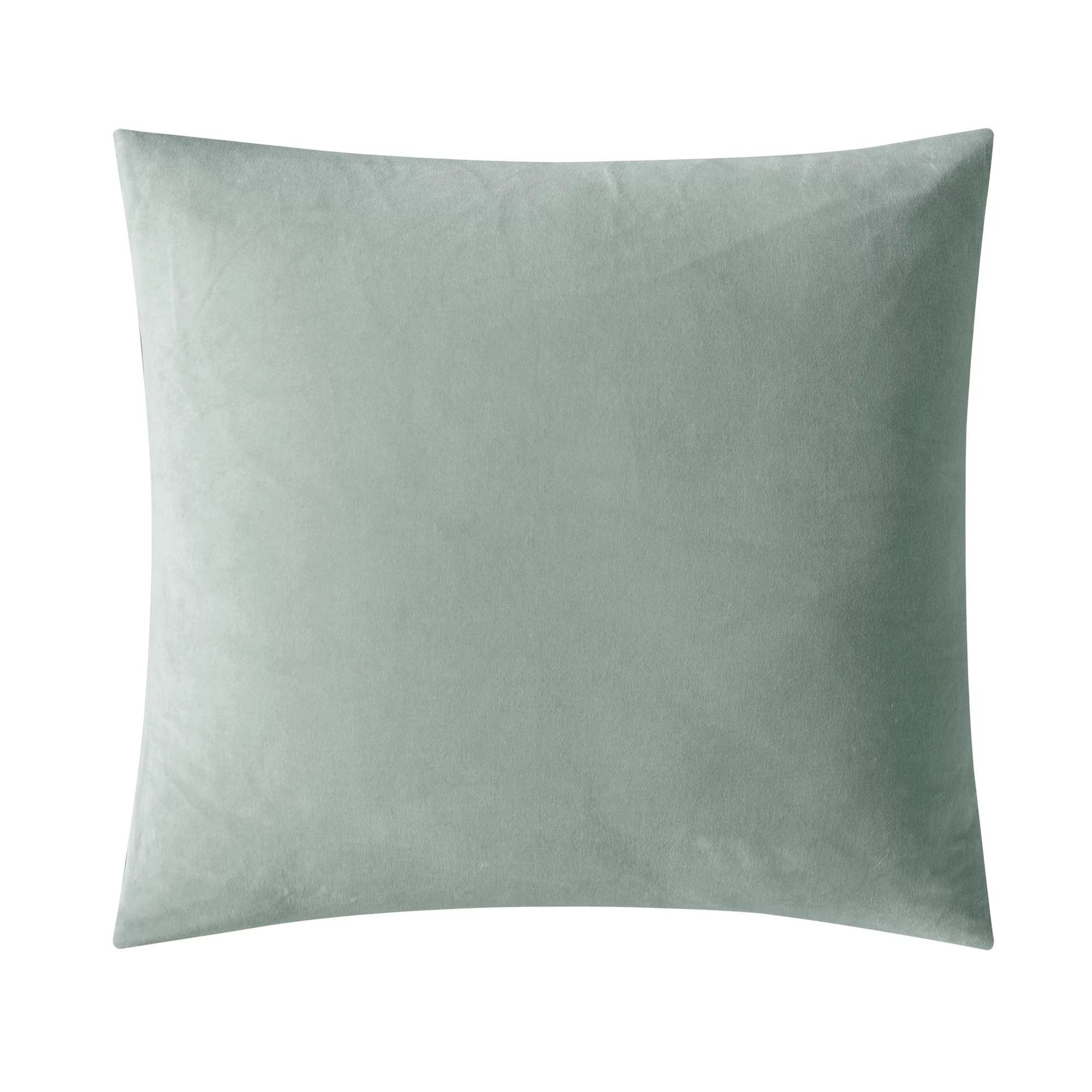 Better Homes & Garden 100% Cotton Velvet Reverse to Soft Linen with Poly Fill Insert, Green, 20" ... | Walmart (US)