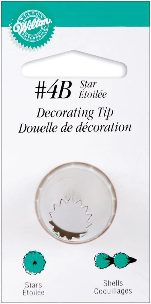 Wilton Open Star Decorating Tip, No. 4B | Walmart (US)