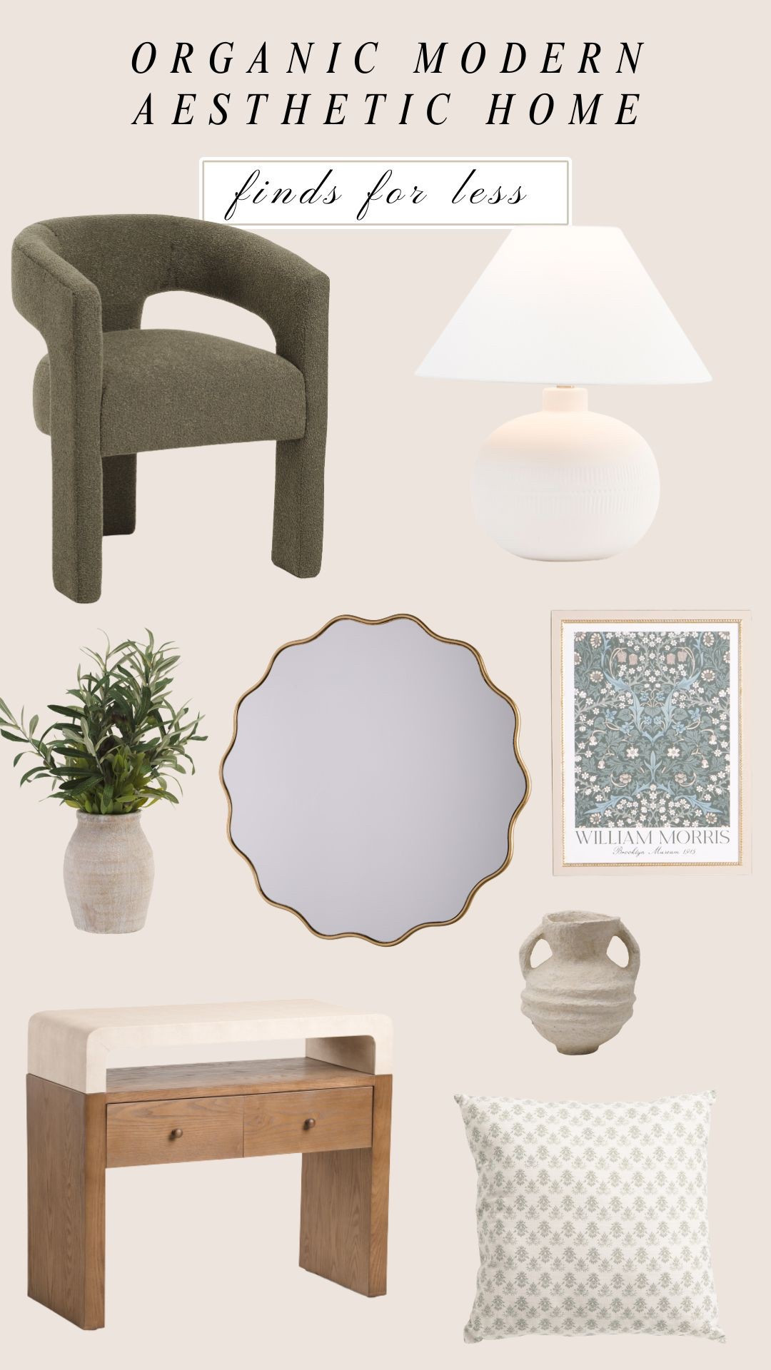 Organic modern neutral aesthetic home decor inspo 🤍 Marshall’s finds

#LTKHome
