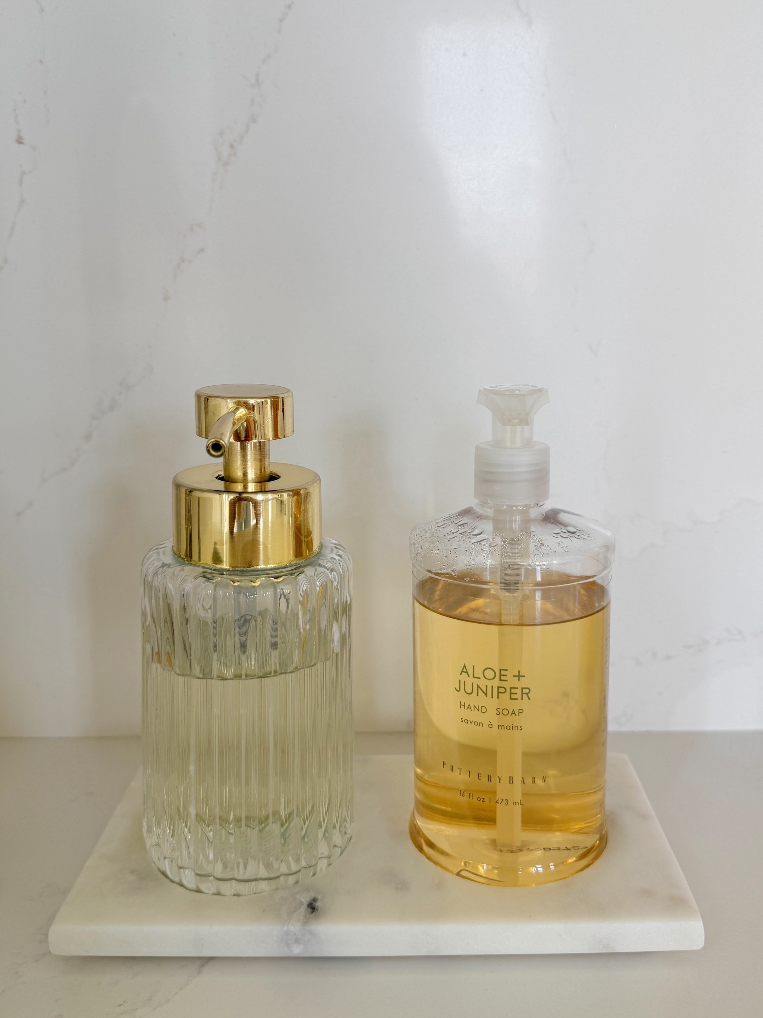 I love this aesthetic soap dispenser I keep by my bar sink!

#homeorganization #aestheticsoapdispenser #marbletray #amazonfinds #amazonhome

#LTKHome