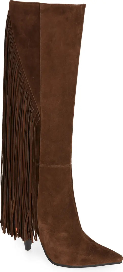 Jeffrey Campbell Galloping Knee High Fringe Boot | Nordstrom | Nordstrom
