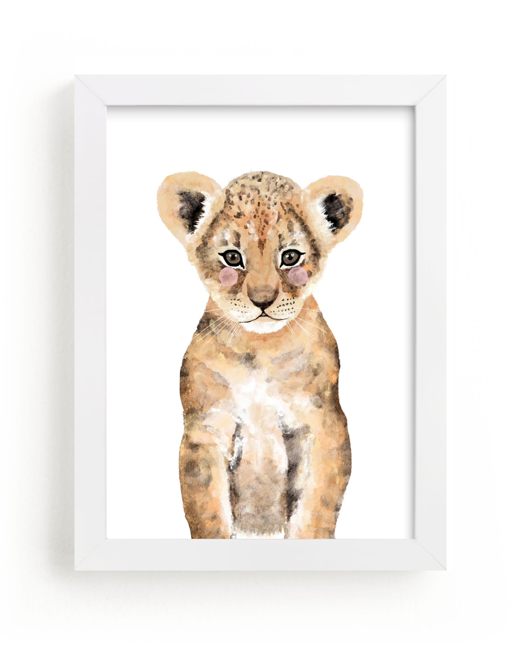 Baby Animal Lion | Minted