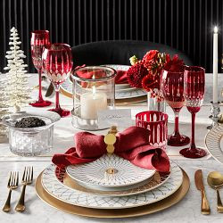 Wilshire Jewel Cut Wine Glasses, Set of 4 | Williams-Sonoma