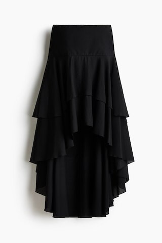 H & M - Tiered Skirt - Black | H&M (US + CA)