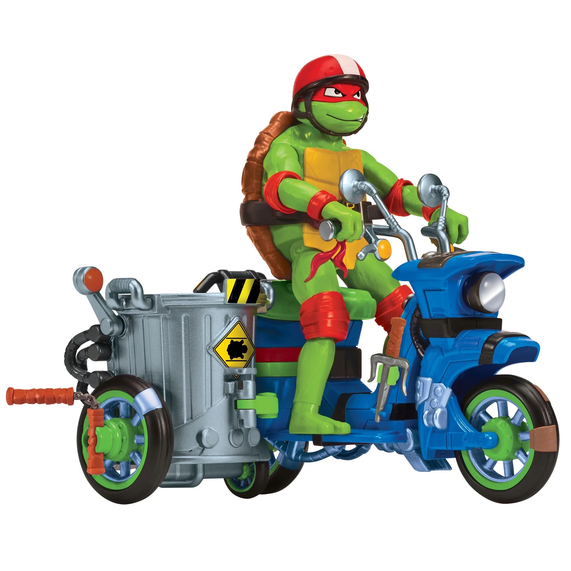 Teenage Mutant Ninja Turtles: Mutant Mayhem Battle Cycle with Exclusive Raphael Figure by Playmat... | Walmart (US)