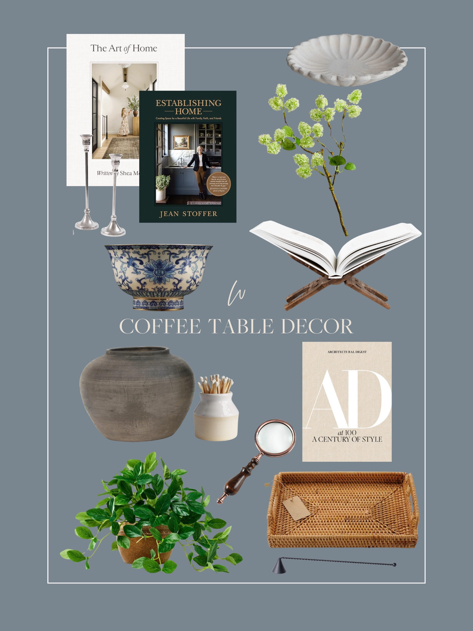 Coffee table decor! When it comes to styling my coffee tables it truly depends on the size and shape of the table on how much decor I incorporate, but one thing I always do is create dimension through layers! Grab your favorite coffee table books, add a bowl with color or pattern, and be sure to add seasonal florals or greenery for a crisp and fresh look! 

#LTKhome #LTKstyletip