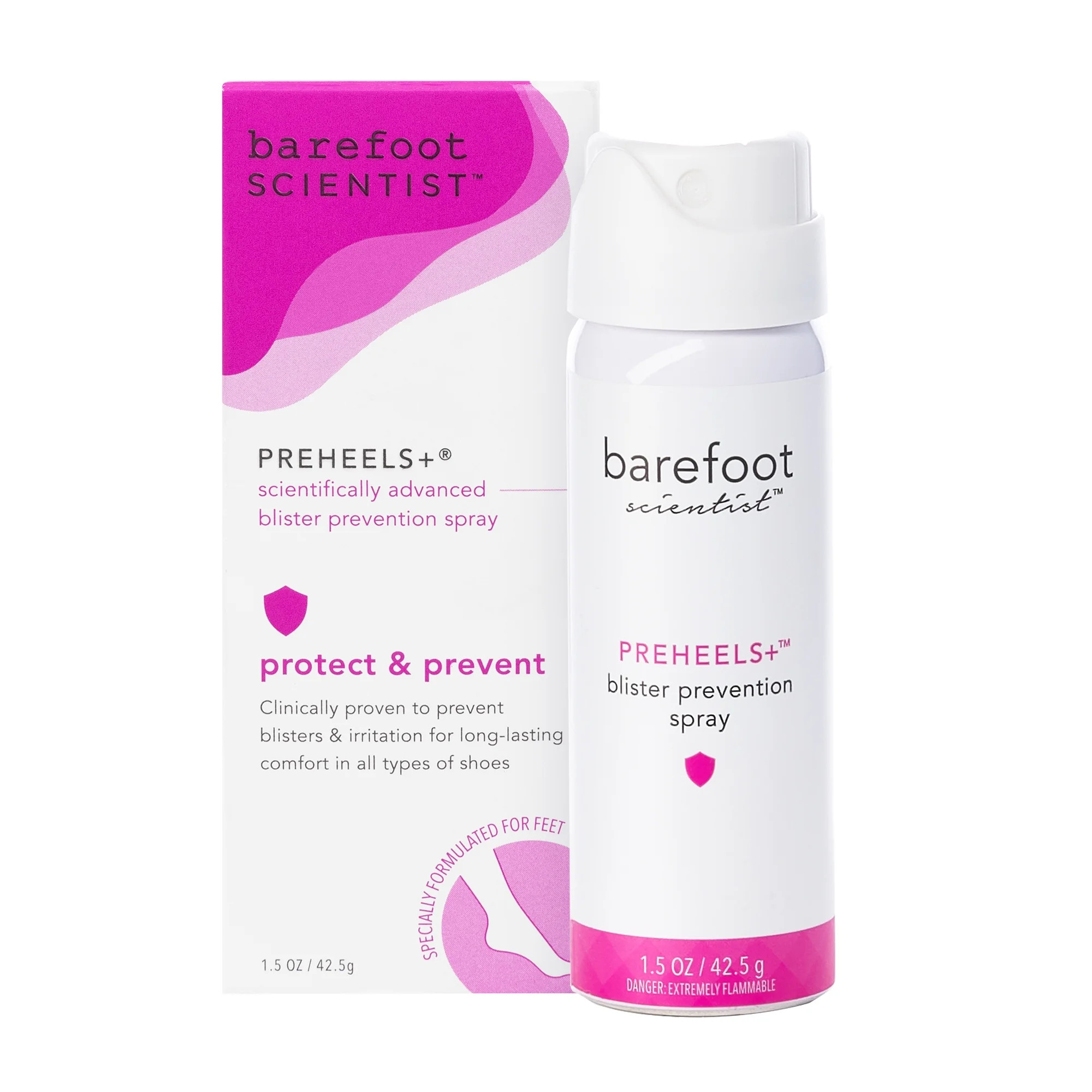 Barefoot Scientist PreHeels+ Blister Prevention Spray, Innovative Invisible Protective Barrier Ag... | Walmart (US)