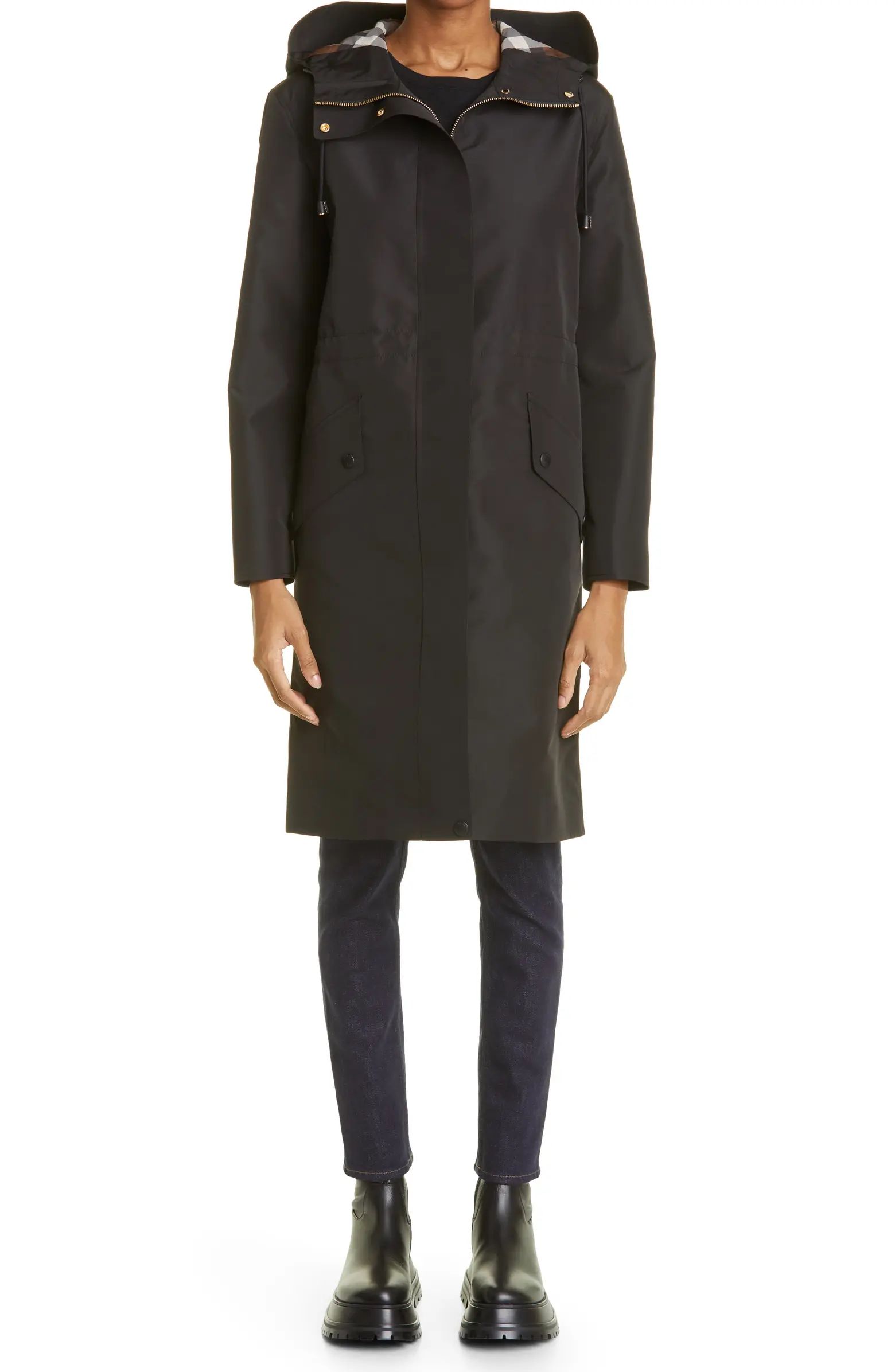Burberry Lightweight Hooded Coat | Nordstrom | Nordstrom