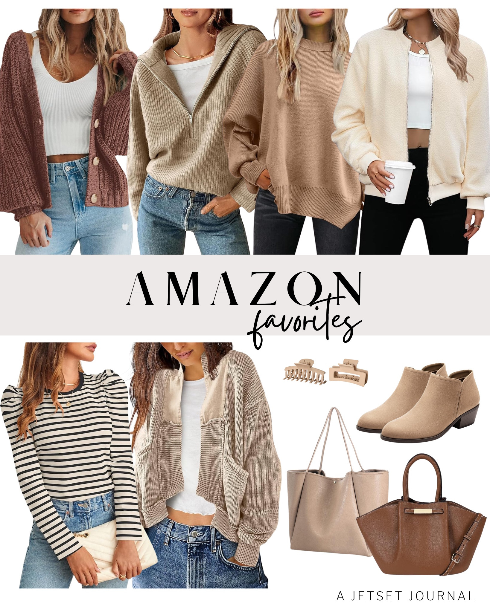 Check out the best fashion finds on Amazon today!
amazon top picks, found it on amazon, fall vibes, fall fashion, knit sweaters, cute cardigan, ankle boots, affordable finds

#LTKStyleTip #LTKSeasonal #LTKU