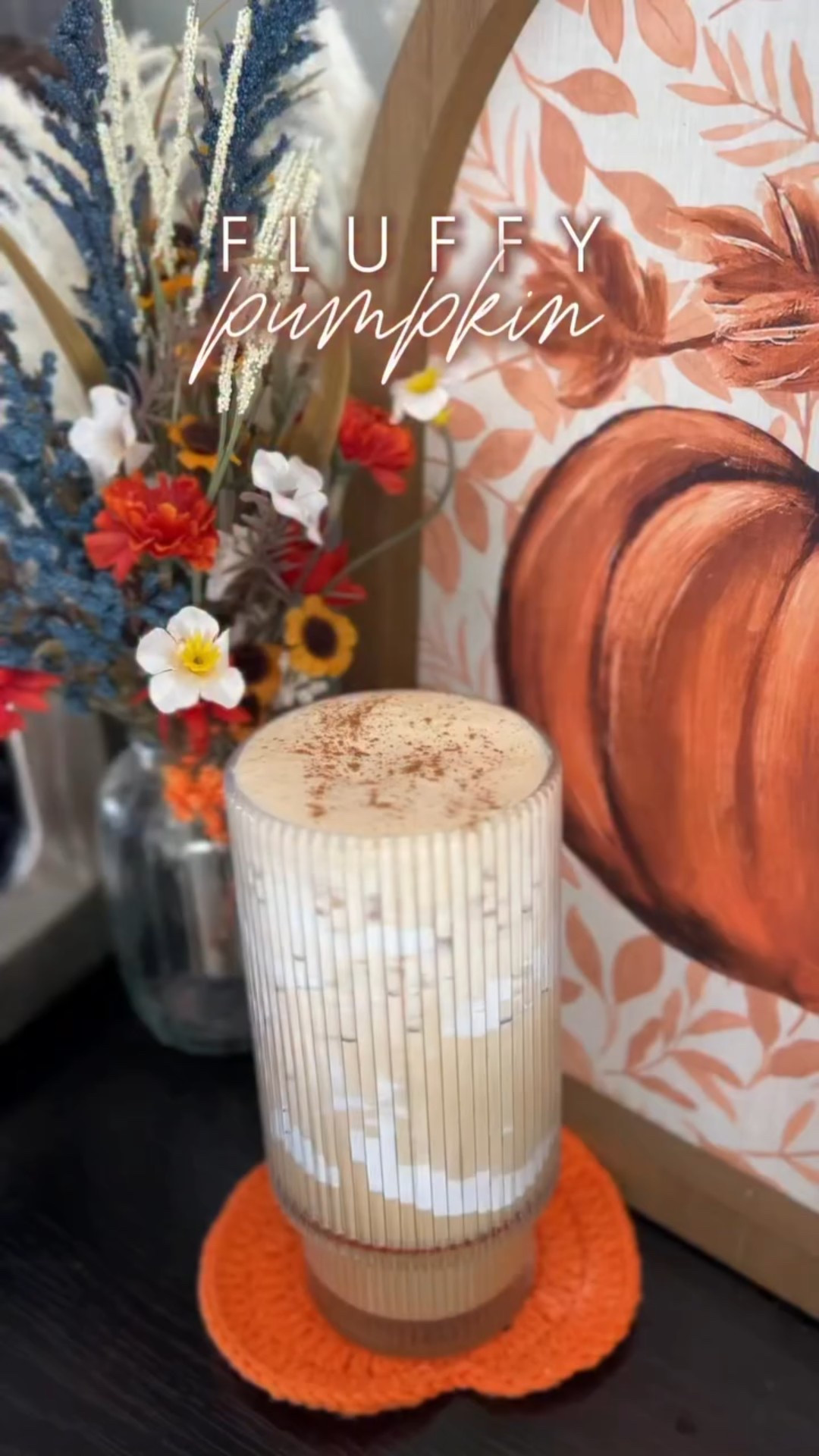 It’s the great *fluffy* pumpkin, Charlie Brown! 🎃

Latte -
•line the sides of your glass with marshmallow fluff 
•brew a double shot of espresso (@nespressousa bianco doppio) over 1 tbsp fluff & 1 tbsp pumpkin pie sauce (@torani)
•combine the espresso with milk/creamer (I used @chobani sweet cream, duh)
•add ice

Cold Foam -
•2 tbsp milk/creamer
•3 tbsp heavy cream
•1 tbsp pumpkin puree (@libbyspumpkin)
•pumpkin pie spice (@mccormickspice) 

•pour cold foam on top of the latte & sprinkle a bit more pumpkin pie spice to finish 

✨I’m Meg, the Iced Coffee Connoisseur! I’m bringing you all things coffee — including fun at home recipes & honest reviews of coffee shops all across NJ✨

#nj #athomecoffee #athomecafe #coffeerecipes #icedcoffeeconnoisseurs #nespressorecipes #nespressovertuo #nespressovertuorecipes #fallcoffee #fallcoffeerecipes #pumpkinrecipes #pumpkincoffeerecipes #pumpkincoffee #fluffypumpkin