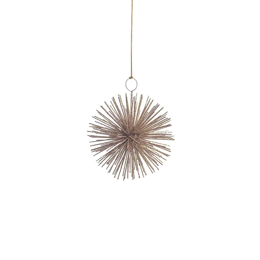 Star Burst Ornament Champagne | Megan Molten