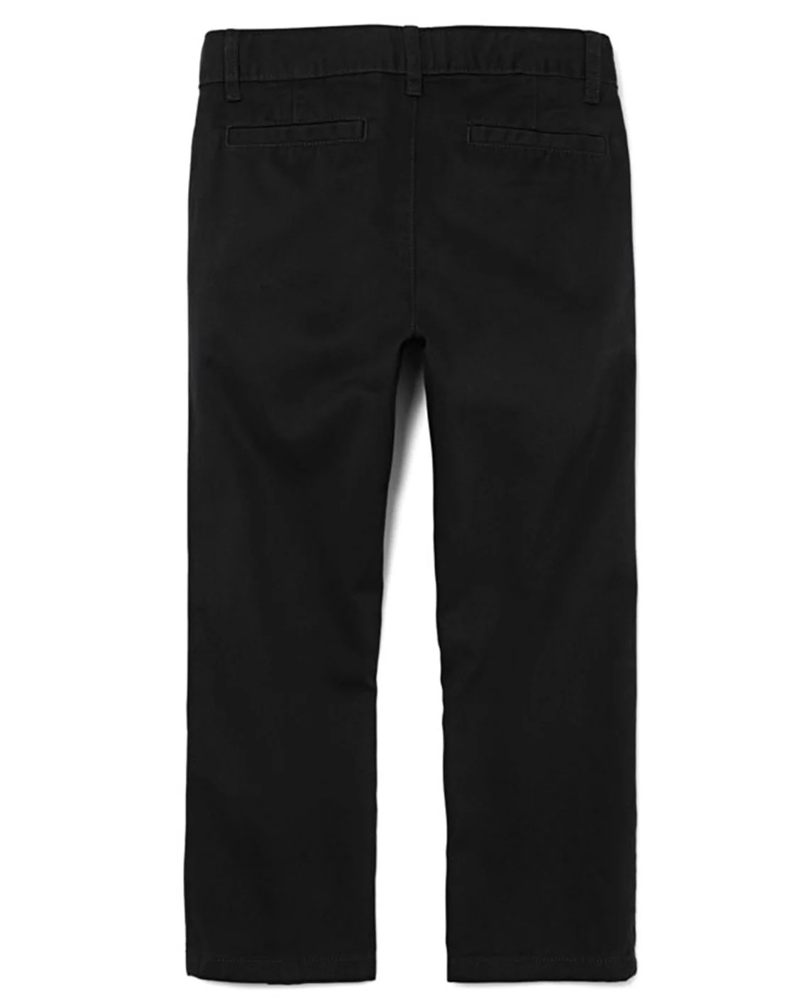 Boys Uniform Stretch Straight Chino Pants - black | The Children's Place