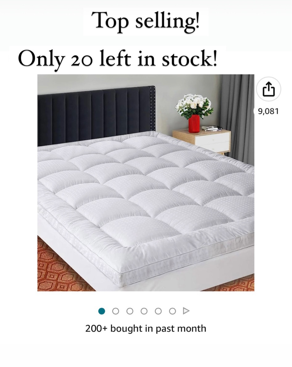 Mattress topper, Amazon top selling home finds, Amazon home, LTKhome, Amazon prime 2023 finds

#LTKxPrimeDay #LTKunder100 #LTKsalealert