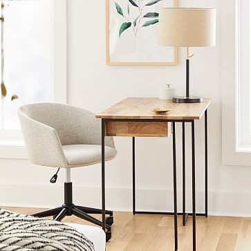 Deacon Swivel Office Chair | West Elm (US)