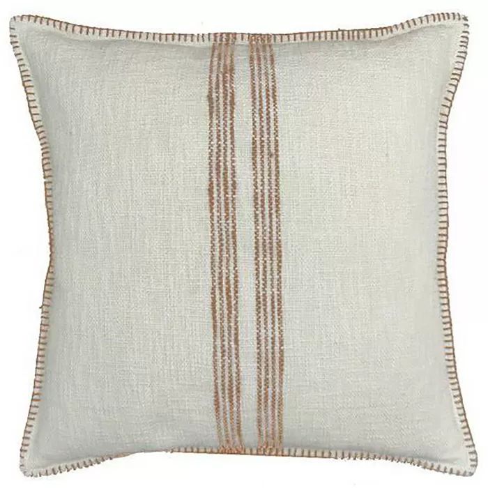 Oversize Square Woven Stripe Pillow - Threshold™ | Target