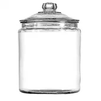 Anchor Hocking 2 -Pack Gallon Glass BPA-Free Reusable Canister set with Lid | Lowe's