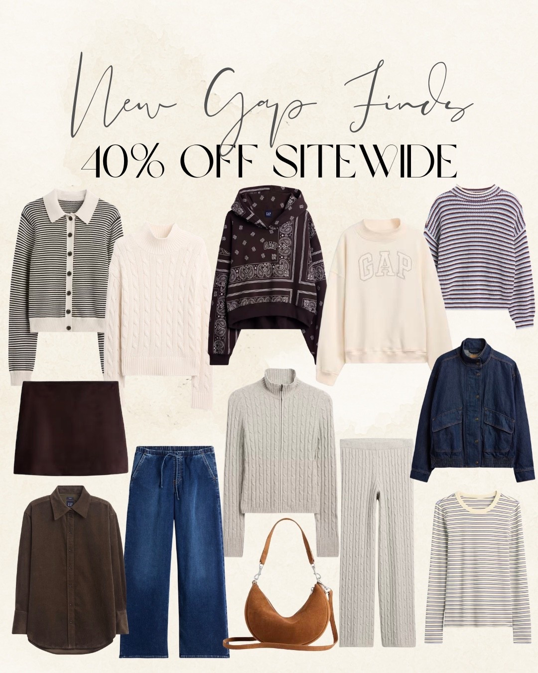 New gap finds 40% off Sitewide 🙌🏻🙌🏻

#LTKootd #LTKSeasonal #LTKSaleAlert