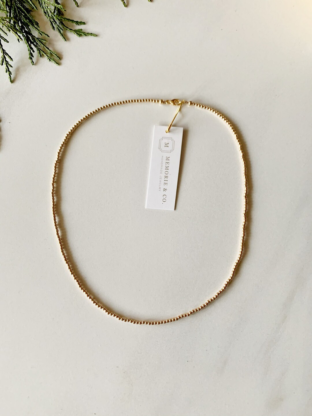 2mm Bead Necklace | Choose from 14K Gold Filled or Sterling Silver | Gold Filled Beaded Choker | ... | Etsy (US)