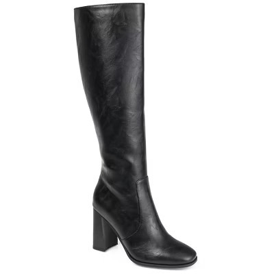 Journee Women's Karima Boots, Black 12 | Target