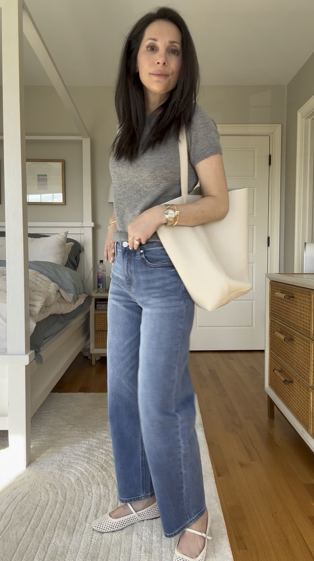 Wearing my regular size 25 in these jeans. They have some stretch, definitely get your normal size. Cashmere tee runs true to size- less than $45! 



#LTKgrwm #LTKdayinmylife #LTKootd