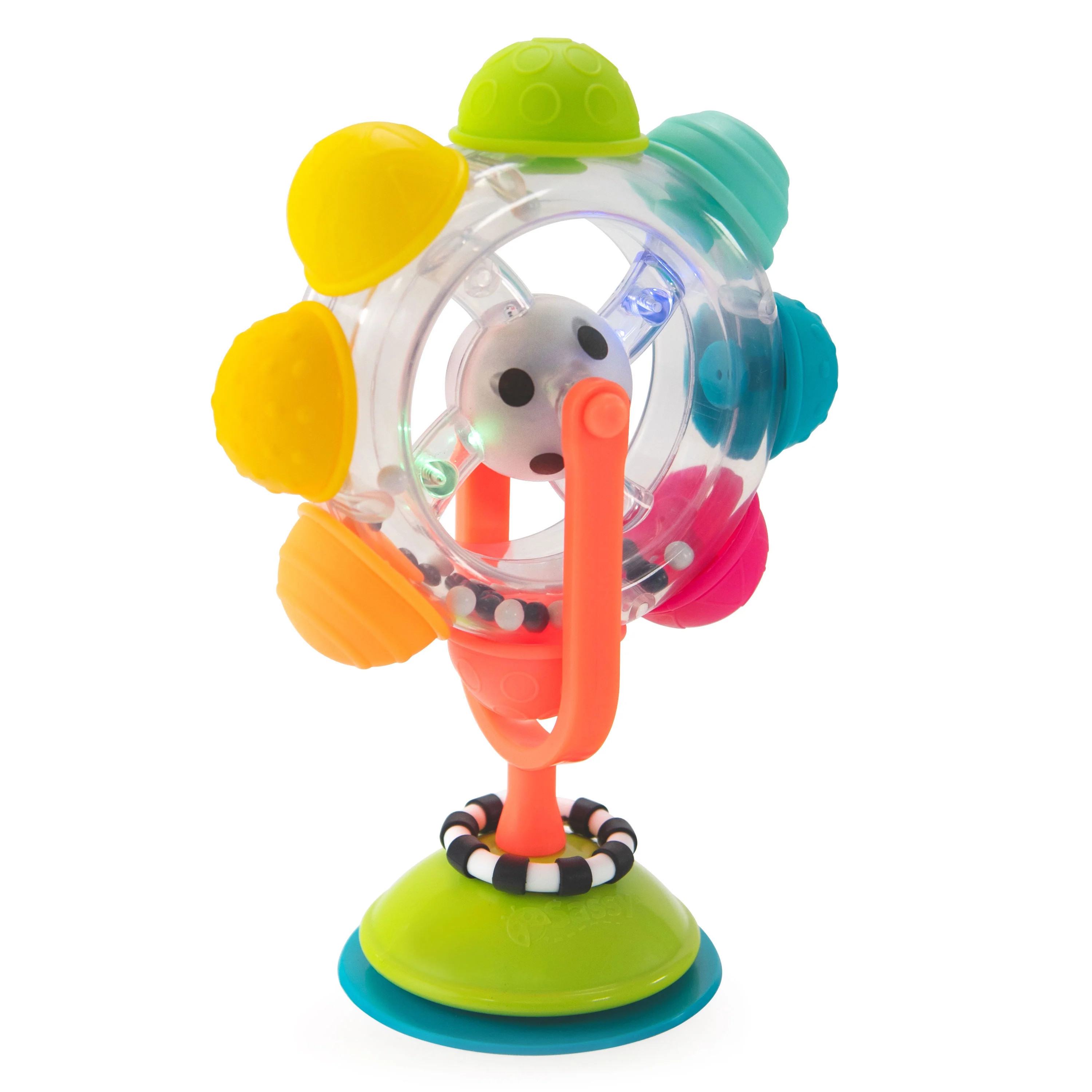Sassy Light-up Rainbow Reel Spinning Developmental Suction Cup Baby High Chair Tray Toy | age gro... | Walmart (US)