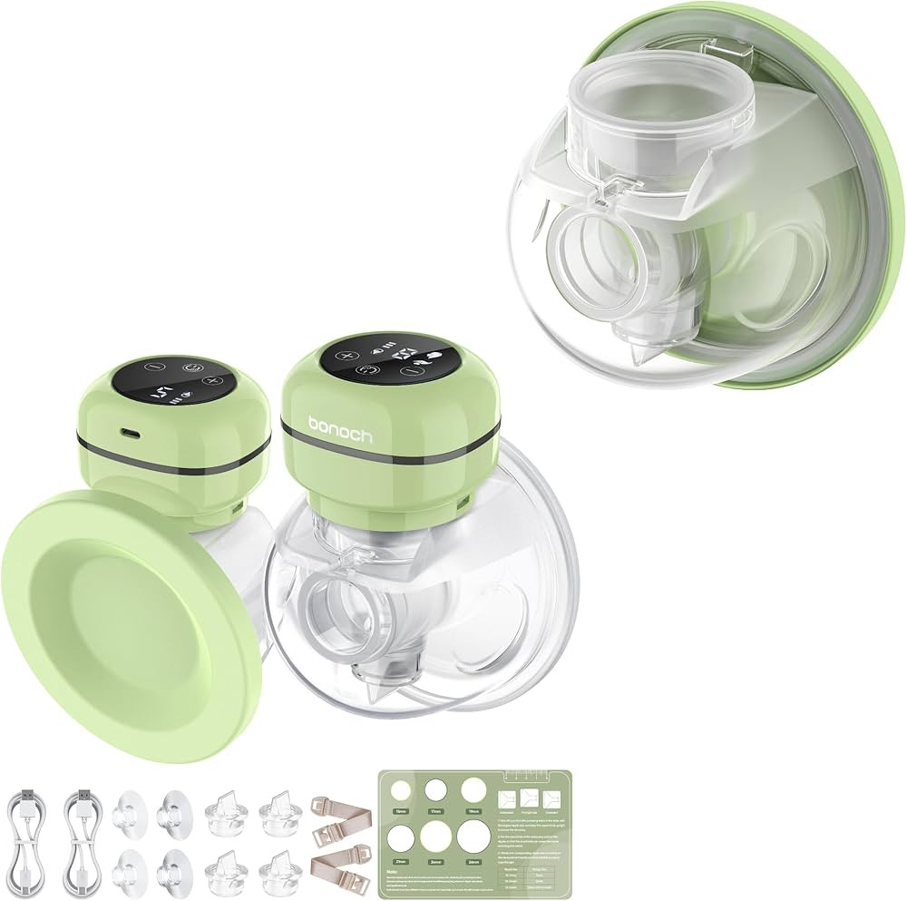 bonoch Wearable Breast Pump Hands Free, Electric Breast Pump Portable Hands Free with Dust Cover,... | Amazon (US)
