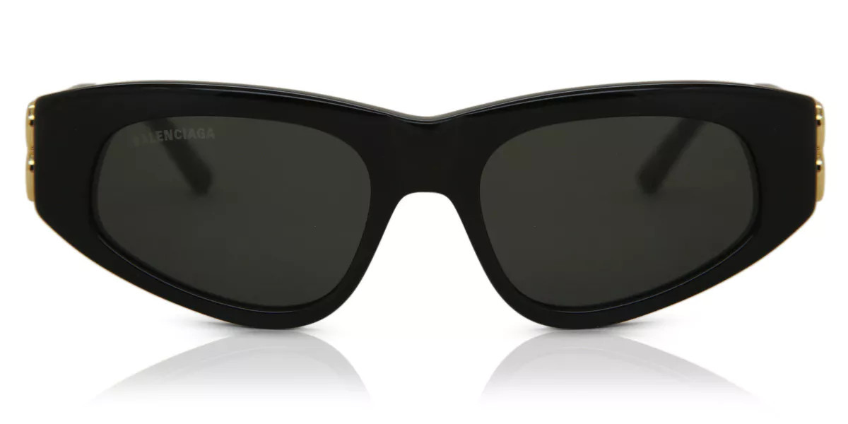 Balenciaga BB0095S 001 Women’s Sunglasses Black Size 53 | SmartBuyGlasses Global