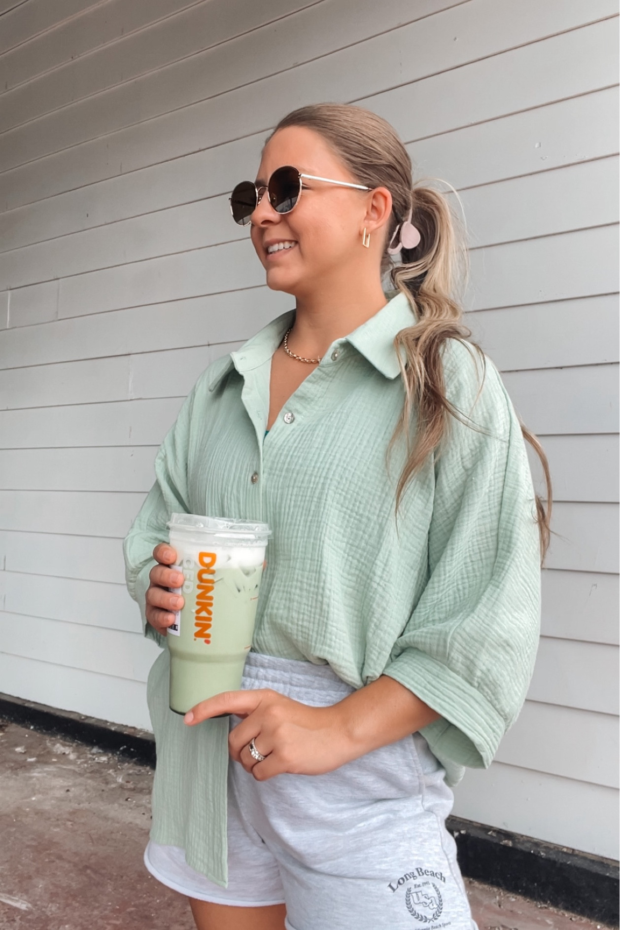 Top is from my boutique @shoprusticllama but the shorts & sunnies are linked!! 

#LTKunder50 #LTKSeasonal #LTKstyletip