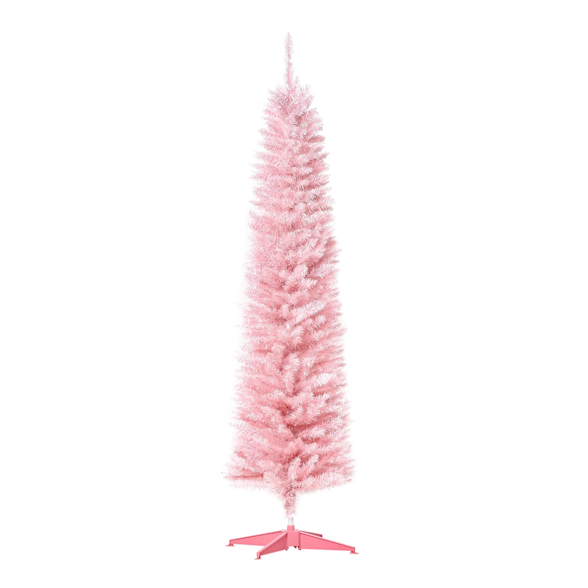 Htovila 6ft Artificial Christmas Tree Holiday Home Indoor Decoration for Party Pink | Walmart (US)