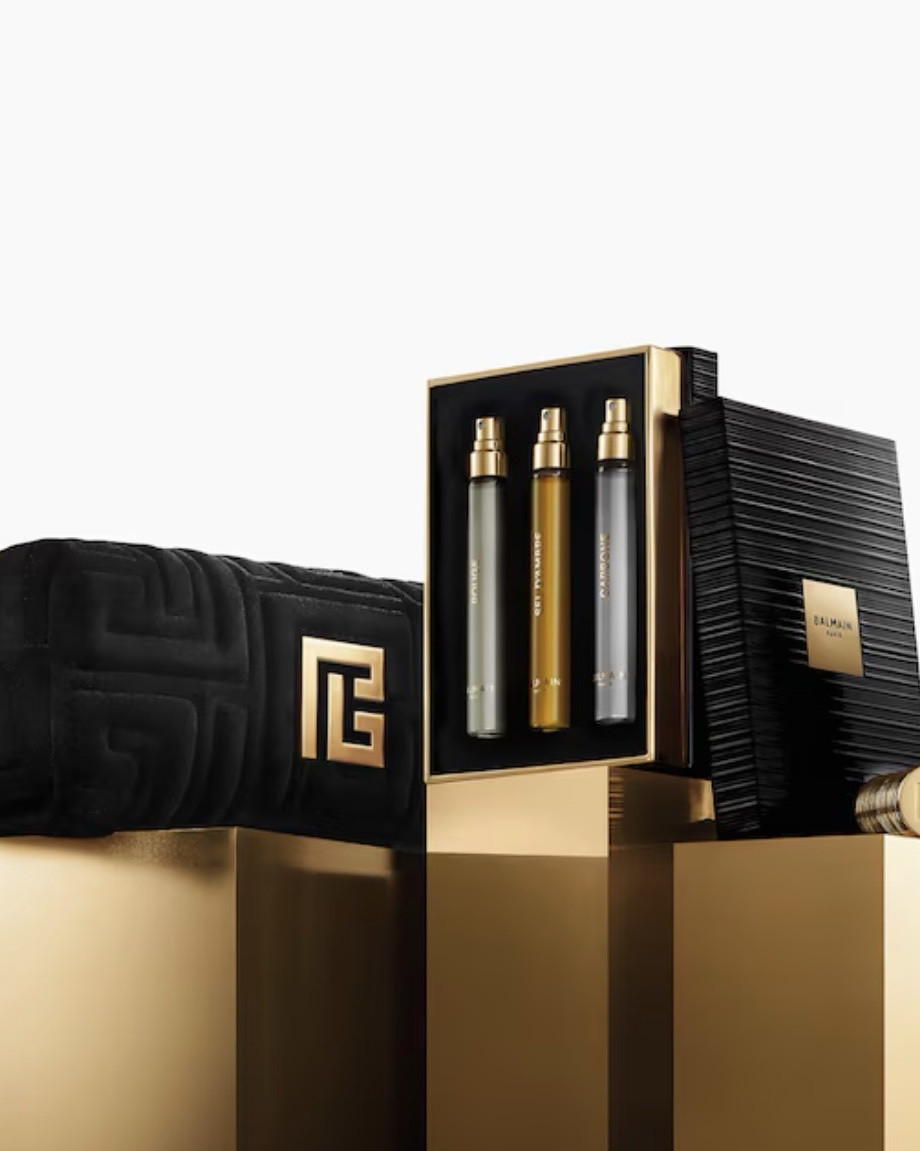 So, if I were shopping for a me this year? I’d opt for a travel fragrance set to give the person wearable options for their travel excursions.  This Balmain set combines amber with florals, musks and woods in 3 distinctive sets, so the giftee has a scent for every occasion 🎁✨

#LTKGiftGuide #LTKgrwm #LTKBeauty