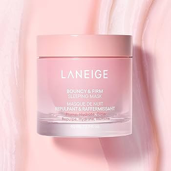 LANEIGE Bouncy and Firm Sleeping Mask: Revitalize, Smooth, Peony & Collagen Complex, Barrier-Boos... | Amazon (US)