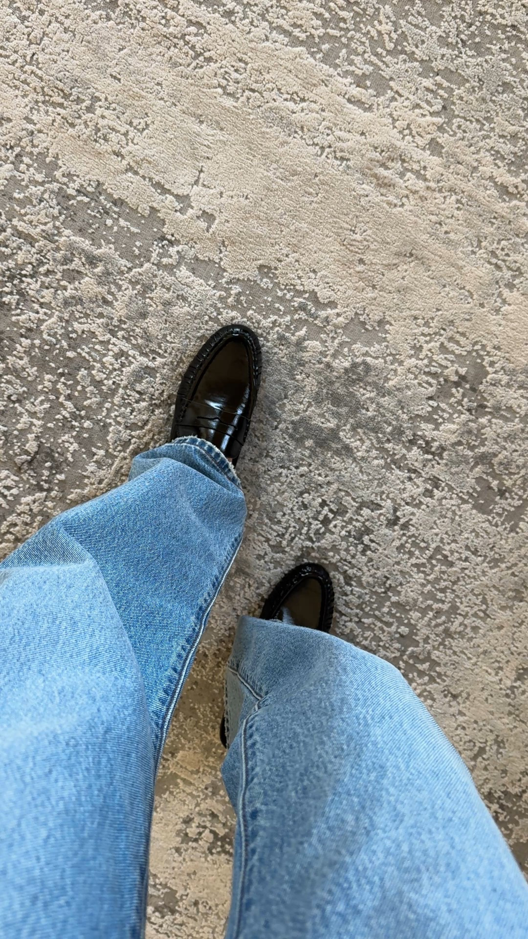 Casual chic loafer mules. Modern classic style. I’ve been wanting add a pair of loafers to my wardrobe for a while now, but couldn’t seem to find the right ones for me. Searching for more casual to wear mostly with jeans. I’m still looking to try a full loafer style, but these mules drew me in. I love ruched leather look. 
- Sizing seems true to size. I usually take a 6 in flats and that’s what I have here. If you intend to wear thicker socks, you could size up. 
- Comfy out of the box and seems to be good quality to last beyond a season. 
- These jeans are a good staple classic straight leg that also comes in ankle length. True 100% cotton denim that gets better with time. I size up in this style. 
- Classic cable knit sweater in an oversized fit. 
- Favorite staple white t-shirt as a base layer. 
- Convertible leather bag. Mid-priced luxury bag  


#LTKOver40 #LTKWorkwear #LTKootd