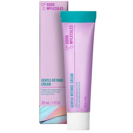 Good Molecules Gentle Retinol Cream - Retinol Night Cream to Minimize Appearance of Fine Lines & Wrinkles Skin-Tightening Recipe with Bakuchiol Anti-Aging Skincare for Face 1 fl oz | Walmart (US)