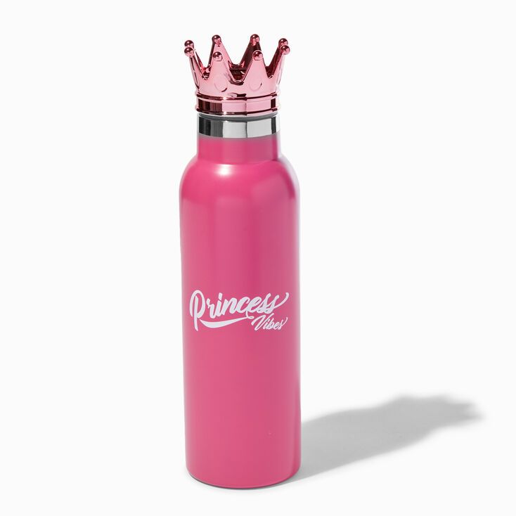 Princess Vibes Stainless Steel Water Bottle | Claire's (US)