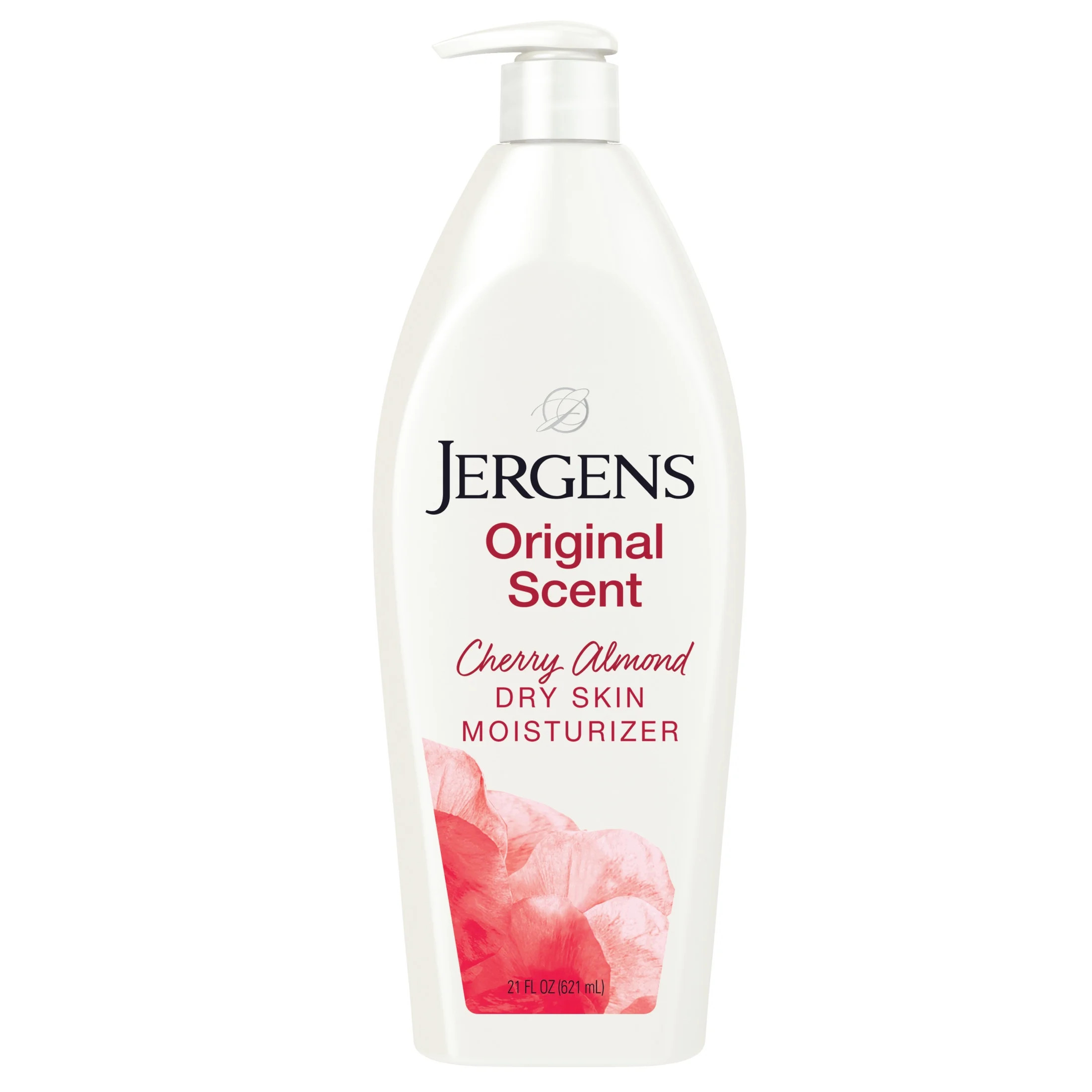 Jergens Original Scent with Cherry Almond Body Lotion Moisturizer for Dry Skin, 21 oz | Walmart (US)