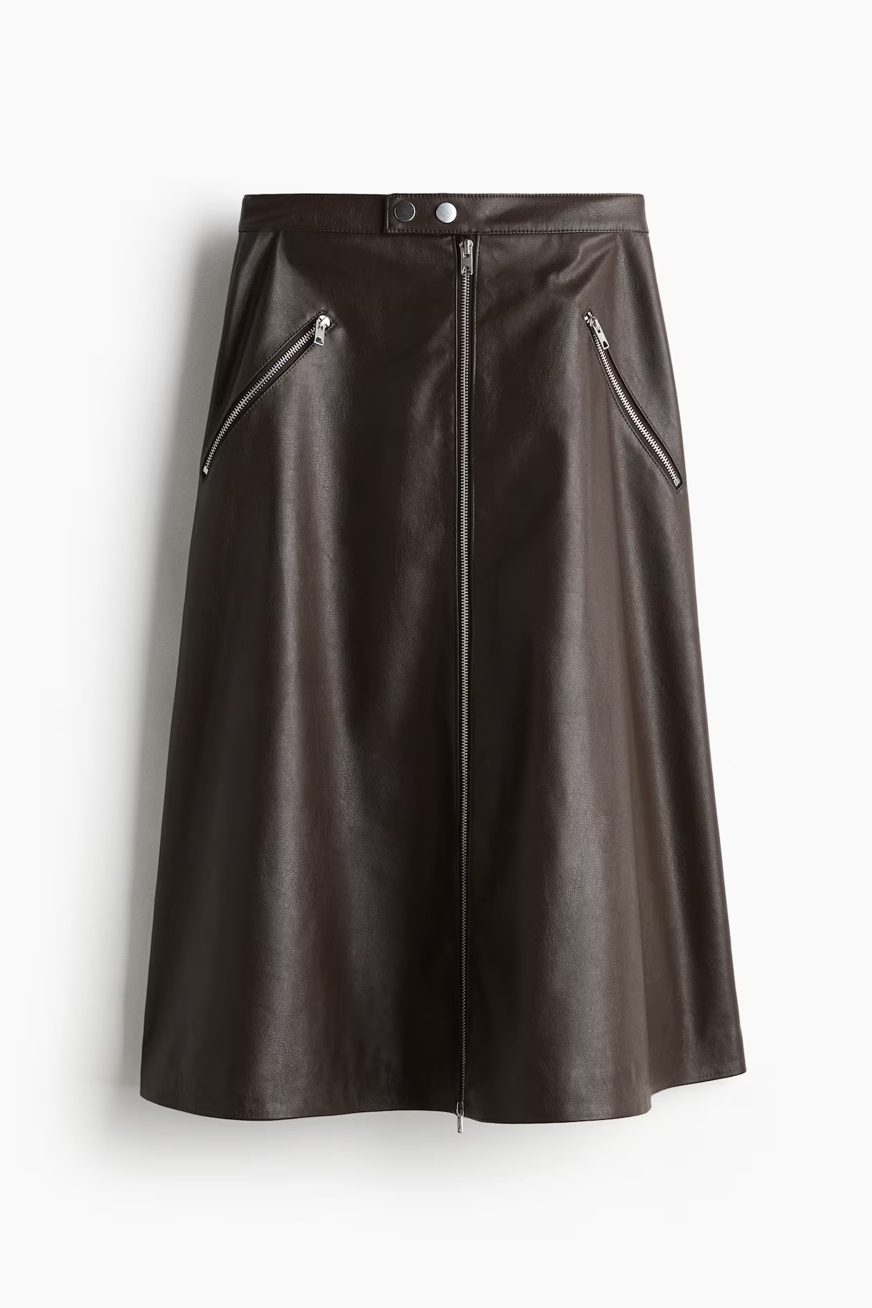 Coated A-Line Skirt | H&M (US + CA)