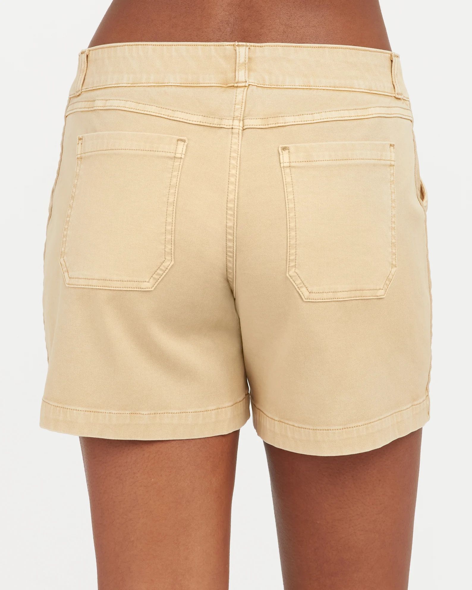 Stretch Twill Shorts, 6 | Spanx