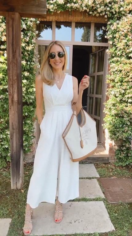 Summer outfit idea! 
Outfit I wore in Italy last summer🇮🇹
This jumpsuit from Amazon is so good. Is flowing, elegant, and put together. Fits true to size and I’m wearing size small 
Perfect European summer 
Summer outfits 
Vacation outfits beach 
Resort wear

#LTKootd #LTKU #LTKSeasonal