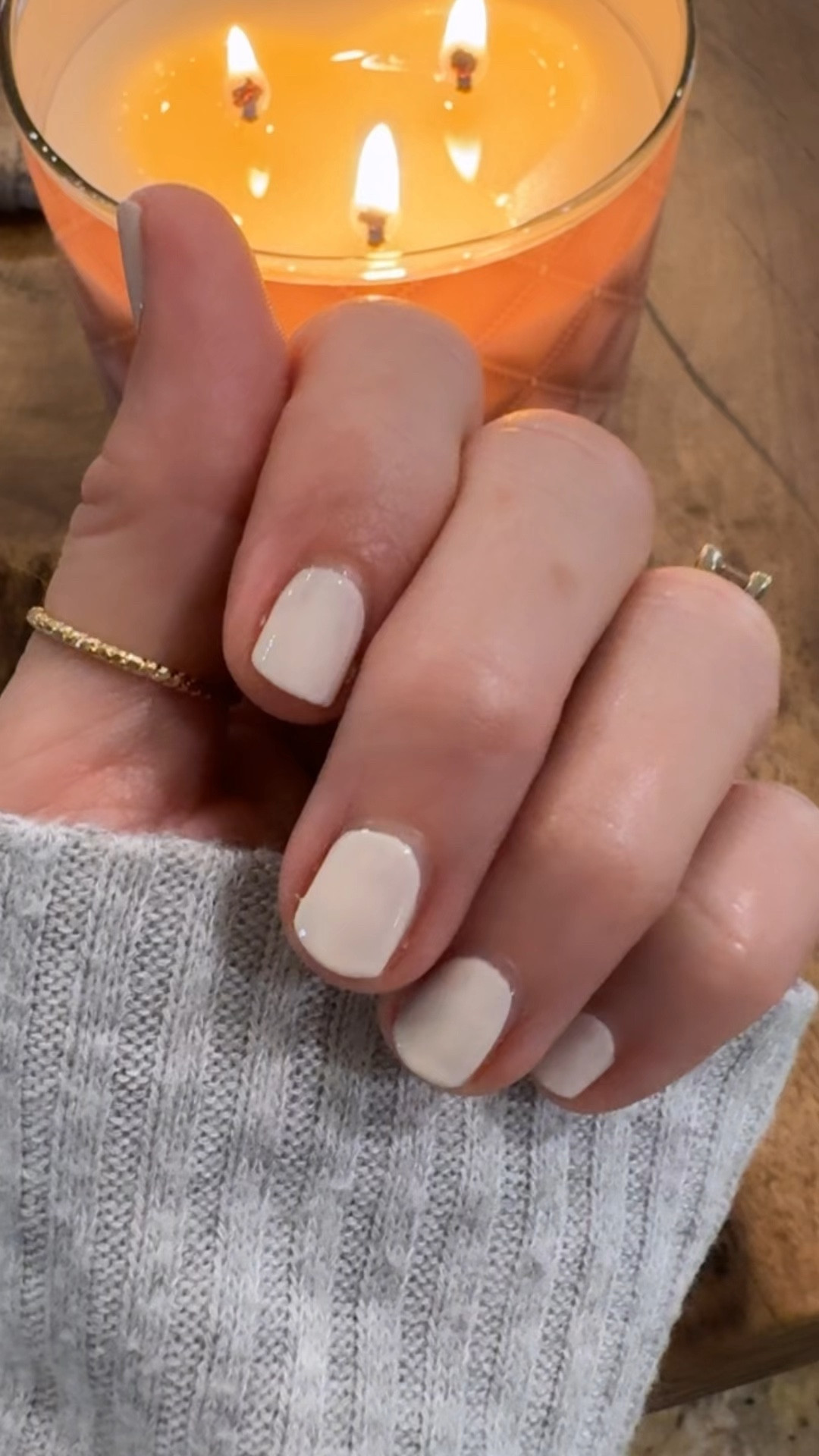White Nails.. but for Fall🤎 O&J’s “It’s Chilly" She’s sometimes sold out.. so take a peek at Buttercream! So good! She’s a Creamy White Blend! 

#LTKHoliday #LTKBeauty #LTKSeasonal