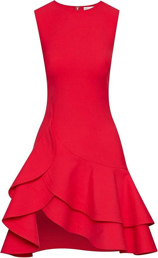 Amazon.com: Oscar de la Renta, Tiered Ruffle Dress : Luxury Stores | Amazon (US)