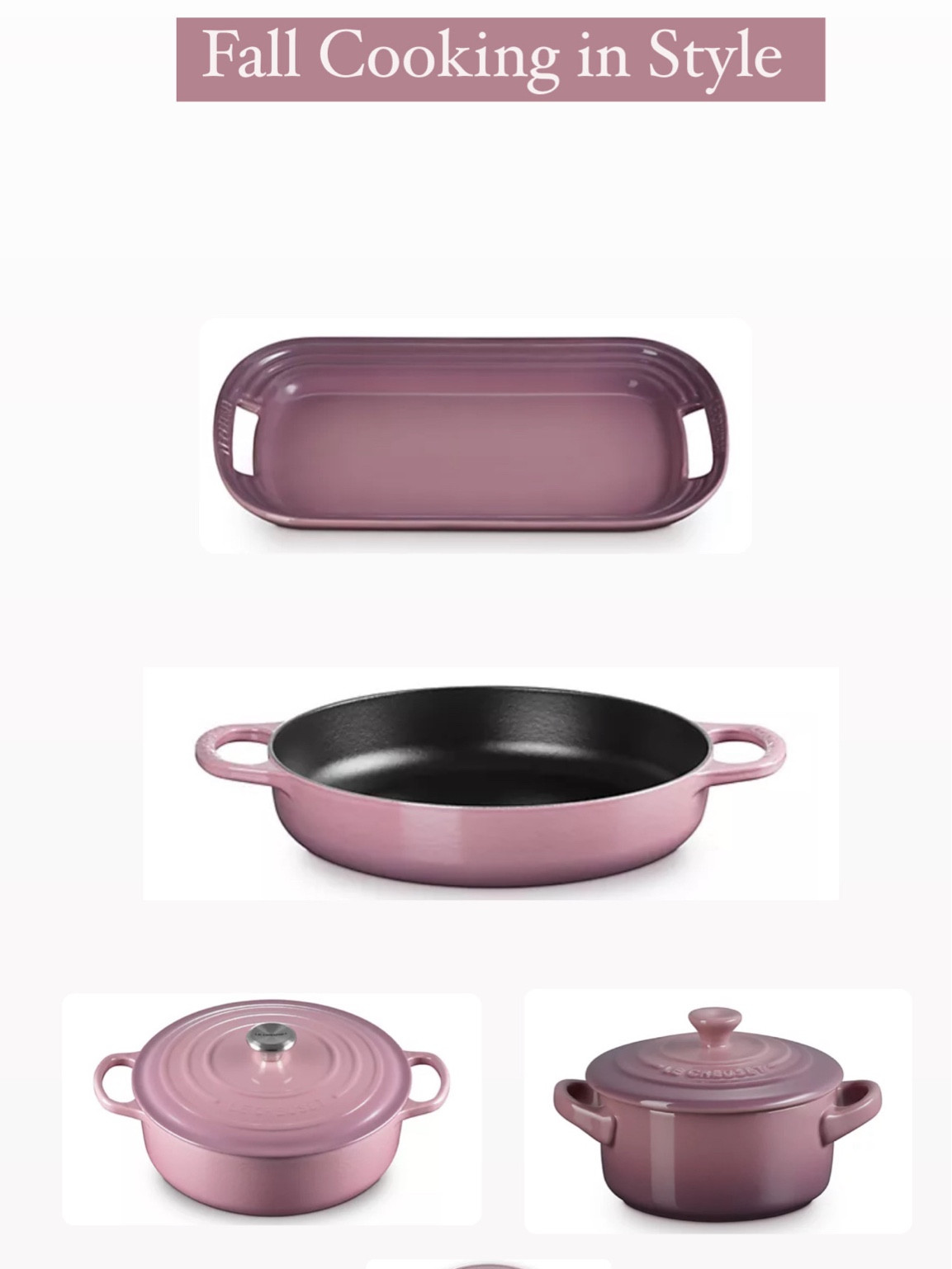 Fall cooking in style #qvc #cooking #mauve 

#LTKHome #LTKStyleTip #LTKSeasonal