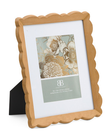 8x10 Matted To 5x7 Ornate Tabletop Picture Frame | Wood | Marshalls