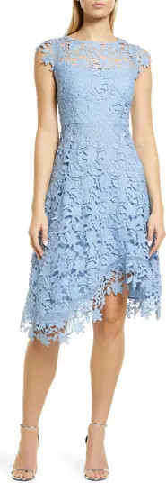 Eliza J Lace Asymmetric Cocktail Dress | Nordstrom | Nordstrom